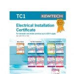 KEWTECH TC1 electrical installation certificate