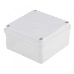 Olan 80x80x40mm PVC box clip on lid IP44