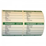 x 250 Pass Test Stickers Write on Label 42.5x32.5