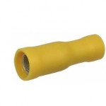 x100 female yellow bullet  crimp lug