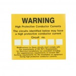 High Integrity Earthing Labels pack 10