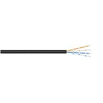 x100 mtr 5 pair telephone cable black for outdoor