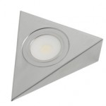 12v 1.5w LED triangle cabinet light s/steel whi Requires driver DR6AMP4 DR15AMP6 DR30AMP6