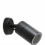 Black Steel single GU10 wall light